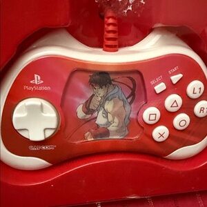 Capcom Street Fighter PlayStation Controller Ryu & Chun-Li Official Hologram Rar